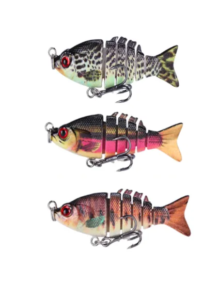 Kolpo Artificial Jointed 5 cm 3.3 g – Ultra Realistic Hard Bait Spinning for Trout, Perch and Black Bass