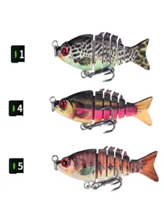 Kolpo Artificial Jointed 5 cm 3.3 g – Ultra Realistic Hard Bait Spinning for Trout, Perch and Black Bass 2