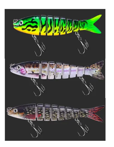 Kolpo Artificiale Snodato 14 cm 18.8 g – Jointed Lure Spinning per Luccio, Spigola e Predatori di Taglia Esche Artificiali Mi...
