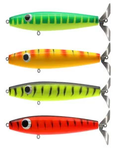 Kolpo Artificiale con Elica 14 cm 25 g – Spinning & Trolling Teaser per Luccio, Spigola e Predatori Esche Artificiali Minnow ...