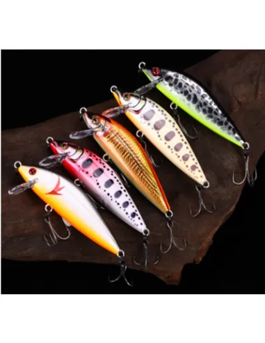 Kolpo Artificial Minnow 7.5 cm 9.7 g – Realistic Spinning Lure for Trout, Perch and Predators