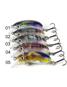 Kolpo Artificiale Minnow 5 cm 7 g – Lure Spinning Realistico per Trota, Persico e Predatori Esche Artificiali Minnow Kolpo 2