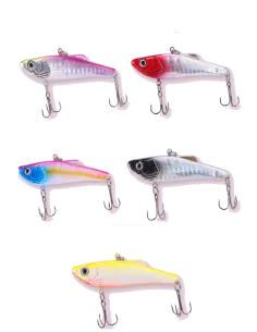 Kolpo Artificiale Spinning 7 cm 6,4 g – Minnow Compatto con Doppia Ancoretta, 5 Colori Esche Artificiali Minnow Kolpo 2