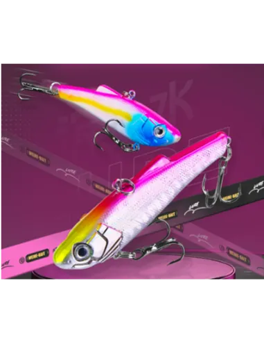 Kolpo Artificiale Spinning 7 cm 6,4 g – Minnow Compatto con Doppia Ancoretta, 5 Colori Esche Artificiali Minnow Kolpo