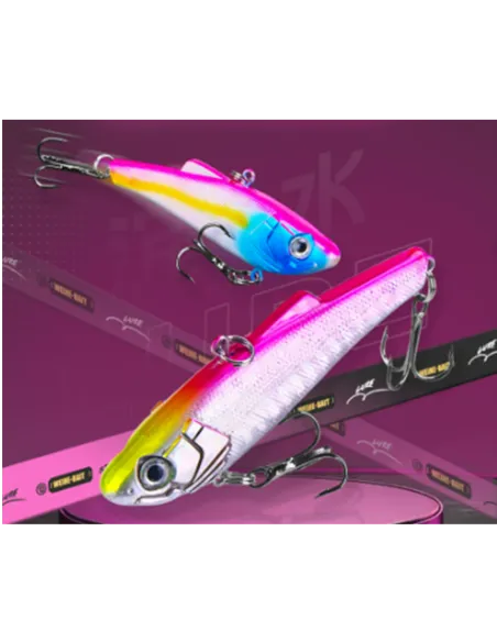 Kolpo Artificiale Spinning 7 cm 6,4 g – Minnow Compatto con Doppia Ancoretta, 5 Colori Esche Artificiali Minnow Kolpo