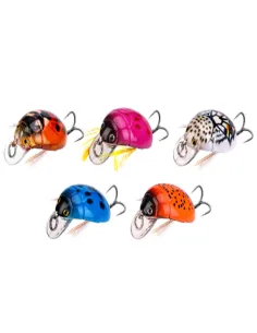 Kolpo Artificiale Coccinella 3,8x2 cm 4 g – Imitazione Insetto con Paletta e Ancoretta Super Cut Esche Artificiali Minnow Kolpo