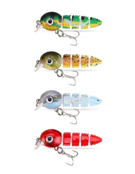 Kolpo Girino Trota 5,5 cm 4 g – Artificiale Spinning con Coda Oscillante e Ancoretta Super Cut Esche Artificiali Minnow Kolpo