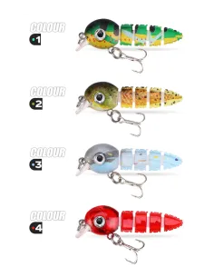 Kolpo Girino Trota 5.5 cm 4 g – Spinning Lure with Oscillating Tail and Super Cut Treble Hook 2