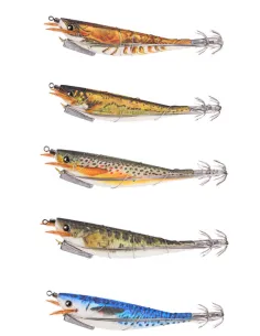 Kolpo Totanara con Bloccaggio Esca Naturale 11 cm 9.5 g – Egi per Seppie e Calamari Alta Attrazione Totanare e polpare Kolpo