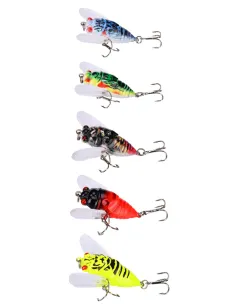 Kolpo Artificiale Spinning 5 cm 6 g con Pinne Laterali Vibranti – Alta Reattività Esche Artificiali Minnow Kolpo