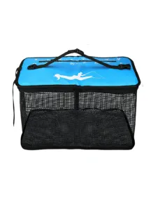 Kolpo Perforated Bait and Live Fish Bag | Foldable Floating Keepnet 46x27x26cm | Rubberized Mesh