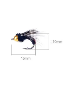 Kolpo Artificial Fly Fishing Flies – Set of 10 Assorted Flies | Trout Flies Combo 2