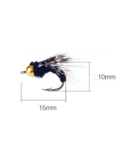 Kolpo Artificial Fly Fishing Flies – Set of 10 Assorted Flies | Trout Flies Combo