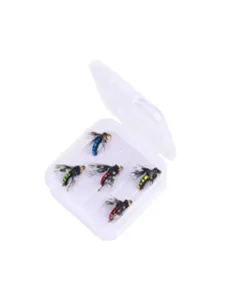 Kolpo Mosche Galleggianti Pesca a Mosca – Set 5 Artificiali Dry Fly | Trout Fly Fishing Mosche galleggianti Kolpo