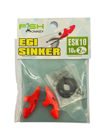 Kolpo Egi Sinker Piombi per Totanare 10g 15g – Pesi per Totanara Eging – Confezione 2 Pezzi Totanare e polpare Kolpo