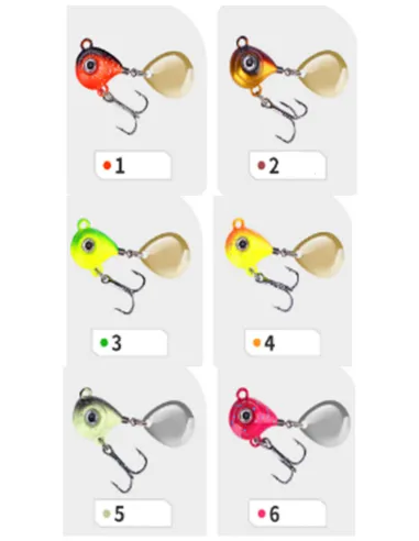 Kolpo Jig Girino 18g con Paletta e Ancoretta – Artificiale per Pesca Verticale e Spinning Jig Kolpo