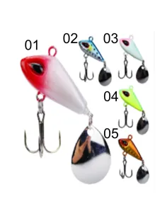 Kolpo Metal Jig 18g with Spade and Treble Hook – Artificial Bait for Spinning and Vertical Jigging 2