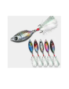 Kolpo Metal Jig 15 gr Compatto con Ancoretta – Esca Verticale per Light Jigging e Shore Jigging Jig Kolpo