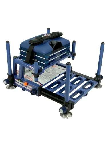 Colmic Extreme Paniere Ø36 mm Blue Emotion – Integrated Kit Holder, 4 Telescopic Legs, 16.5 kg