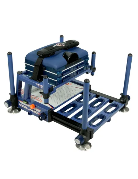 Colmic Extreme Paniere Ø36 mm Blue Emotion – Integrated Kit Holder, 4 Telescopic Legs, 16.5 kg