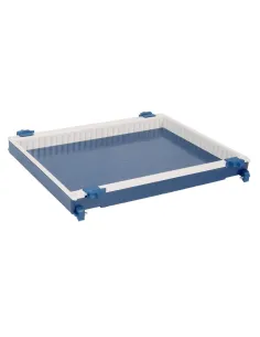 Colmic Modulo Blu/Grigio + Porta Lenza – Compatibile con Tutti i Panieri Colmic Accessori per panchetti e sedie Colmic