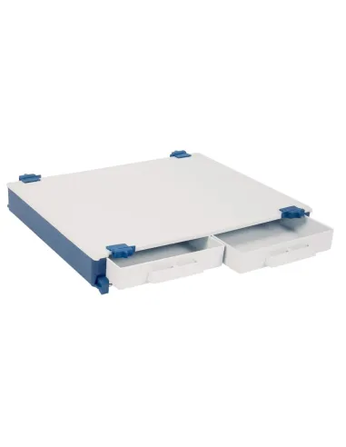 Colmic Modulo Blu/Grigio + 2 Cassetti Frontali Grigi – Compatibile con Tutti i Panieri Colmic Accessori per panchetti e sedie...