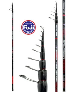 Kolpo Galassia Vulcanica Bolognese Rod 40T Carbon Coiled with Fuji Guides – Action 30g 6m and 7m Sea and River 2