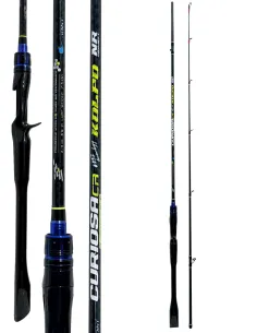 Kolpo Curiosa CA Canna Casting 2.10 m 7-50g Carbon Look con Anelli K-SIC – Canna Casting Baitcasting Canne Baitcasting Kolpo