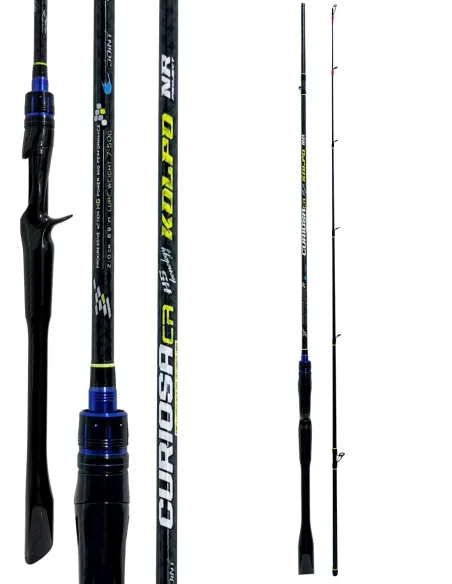Kolpo Curiosa CA Canna Casting 2.10 m 7-50g Carbon Look con Anelli K-SIC – Canna Casting Baitcasting Canne Baitcasting Kolpo