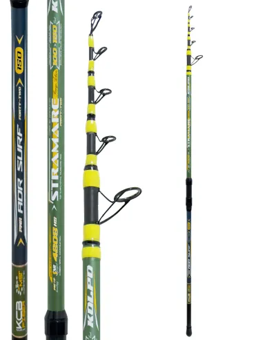 Kolpo Stramare Canna Surfcasting 4.20 m Telescopica 100-150 g Carbonio Alto Modulo – Lanci Lunghi e Precisi Canne Surf Castin...
