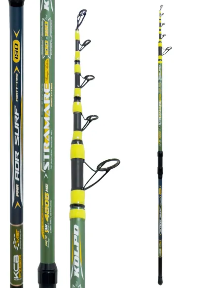 Kolpo Stramare Surfcasting Rod 4.20 m Telescopic 100-180 g High Modulus Carbon – Long and Precise Casts