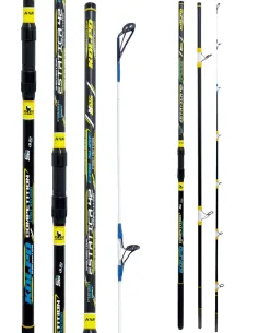Kolpo Estatica 420 Surfcasting Rod 4.20 m 3 Sections 100-200 g High Modulus Carbon K SIC Guides Hybrid Tip