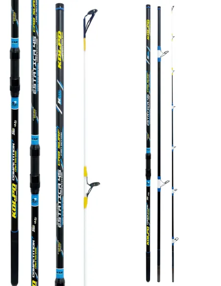 Kolpo Estatica 450 – Canna da Surfcasting 4,50 m, 3 sezioni, azione 100/200 g, alta performance mare Canne Surf Casting Kolpo