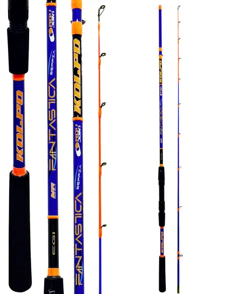 Kolpo Fantastica Seppia – Canna 2 sezioni Egi 2–3.5, alta sensibilità e precisione per pesca alla seppia Canne da Eging Kolpo