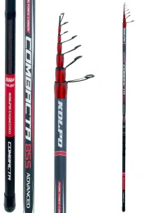 Kolpo Combacta BSS – Canna Bolognese in Carbonio 4m/5m, Azione 40g, Anelli K-SIC Resistente al Mare Canne bolognesi/fisse Kolpo