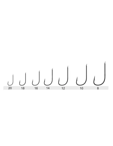 Kolpo Ami da Pesca Brutale 80431H Black Nickel con Paletta – Forgiati con Ardiglione Filo 0.5 mm - 20pz Ami Paletta da Pesca ...