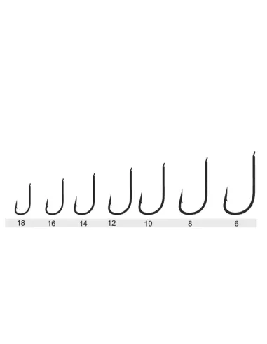 Kolpo Ami da Pesca Brutale 80401H Black Nickel con Paletta Forgiati Filo 1.0 mm con Micro Ardiglione – 20 Pezzi Ami Paletta d...