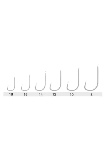 Kolpo Ami da Pesca Brutale 80410B White Nickel con Paletta Forgiati Filo 1.0 mm Senza Ardiglione – 20 Pezzi Ami Paletta da Pe...