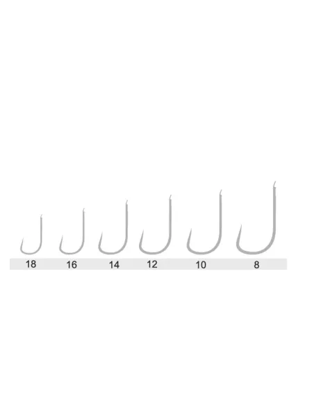 Kolpo Ami da Pesca Brutale 80410B White Nickel con Paletta Forgiati Filo 1.0 mm Senza Ardiglione – 20 Pezzi Ami Paletta da Pe...