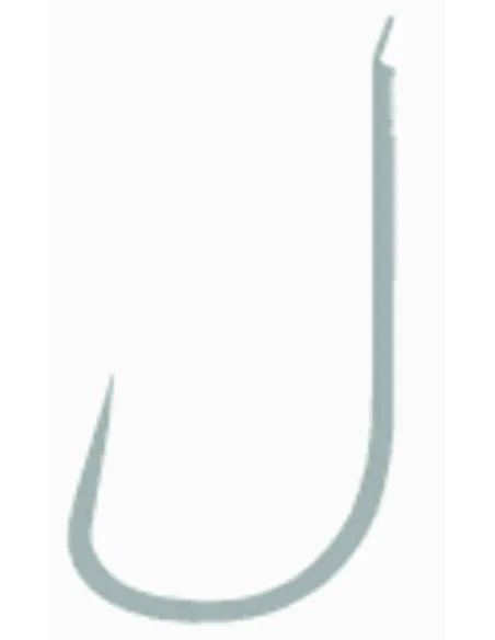 Kolpo Brutale 80410B White Nickel Fishing Hooks with Spade Tip, 1.0 mm Wire, Barbless – 20 Pieces