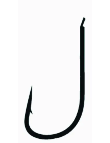Kolpo Brutale 80401H Black Nickel Fishing Hooks with Spade Tip, 1.0 mm Wire, Micro Barb – 20 Pieces