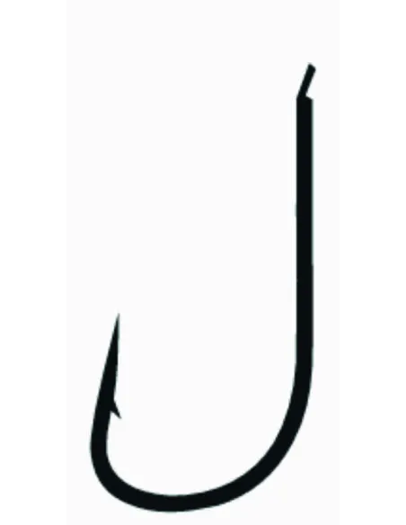 Kolpo Brutale 80401H Black Nickel Fishing Hooks with Spade Tip, 1.0 mm Wire, Micro Barb – 20 Pieces