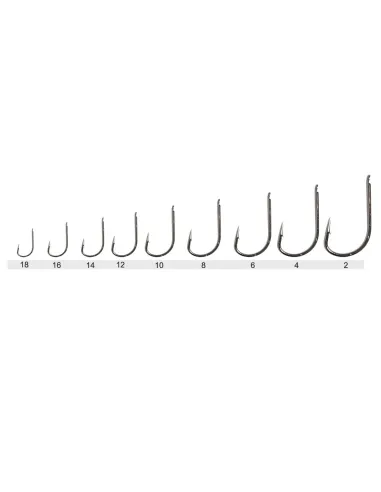 Kolpo Ami da Pesca Brutale 80603H Black Nickel con Paletta Forgiati Filo 0.8 mm con Ardiglione – 20 Pezzi Ami Paletta da Pesc...