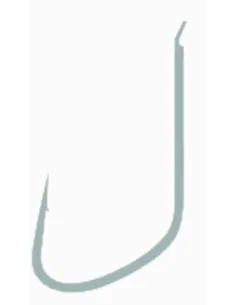 Kolpo Brutale 81412B White Nickel Forged Fishing Hooks with Spade and Barb 1.0 mm Wire – 20 Pieces