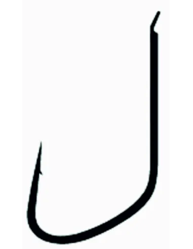 Kolpo Brutale 81412H Black Nickel Forged Fishing Hooks with Spade and Barb, 1.0 mm Wire – Pack of 20