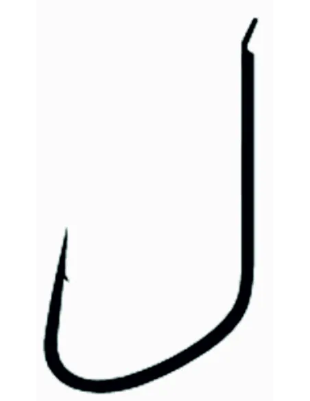 Kolpo Brutale 81412H Black Nickel Forged Fishing Hooks with Spade and Barb, 1.0 mm Wire – Pack of 20