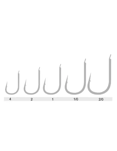 Kolpo Ami da Pesca Brutale 80213B White Nickel Forgiati con Paletta e Ardiglione Filo 2.0 mm – Confezione 20 Pezzi Ami Palett...
