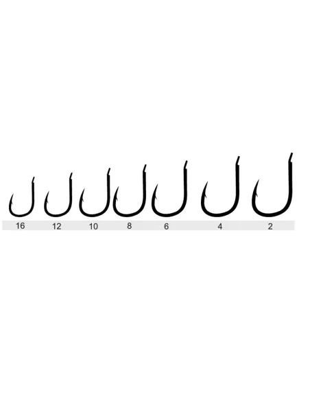 Kolpo Brutale 80701H Black Nickel Forged Fishing Hooks with Spade and Super Cut Tip – 20 Pieces