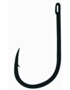 Kolpo Brutale 80704H Black Nickel Forged Fishing Hooks with Eye and Super Cut Point – 20 Pieces