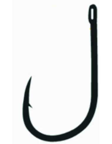 Kolpo Ami da Pesca Brutale 80704H Black Nickel Forgiati con Occhiello e Punta Super Cut – 20 Pezzi Ami Occhiello da Pesca Kolpo